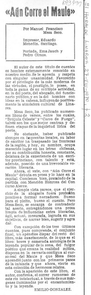 Aún corre el Maule