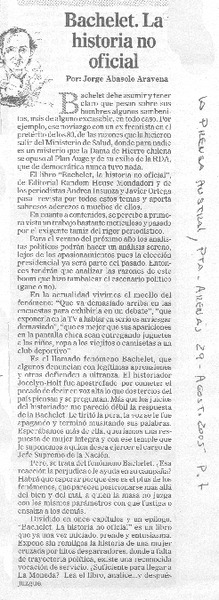 Bachelet. La historia no oficial.