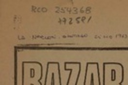 Bazar de las letras  [artículo]