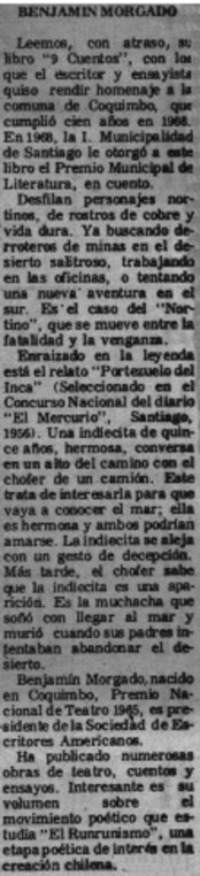 Benjamín Morgado