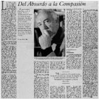 Del absurdo a la compasión: [entrevistas]