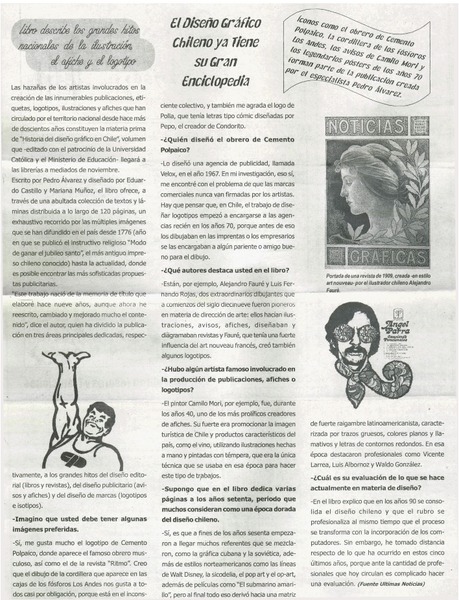 El diseño gráfico chileno ya tiene su gran enciclopedia : [entrevistas]