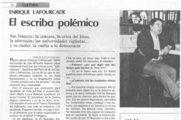 El escriba polémico: [entrevista]