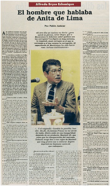 El hombre que hablaba de Anita de Lima