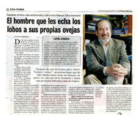 El hombre que les echa los lobos a sus propias ovejas [entrevista]  [artículo] Leonardo Sanhueza.