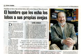 El hombre que les echa los lobos a sus propias ovejas [entrevista]  [artículo] Leonardo Sanhueza.