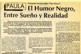 El humor negro, entre sueño y realidad: [entrevista] [artículo]