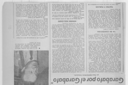 En teatro no acepto el garabato por el garabato": [entrevista]