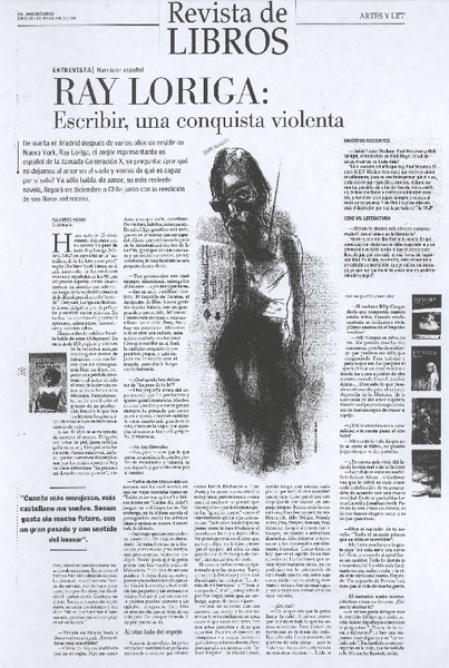 Escribir, una conquista violenta (entrevista)