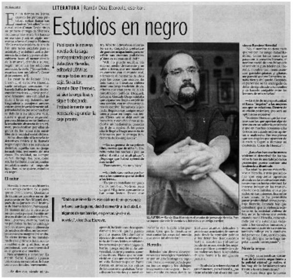 Estudios en negro: [entrevistas]