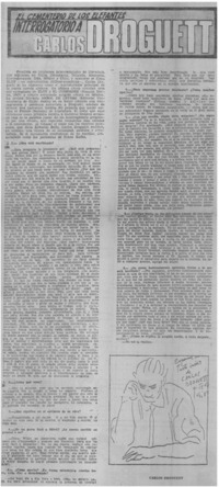 Interrogatorio a Carlos Droguett.