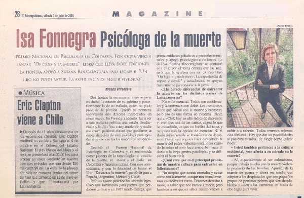Isa Fonnegra psicóloga de la muerte [entrevistas]