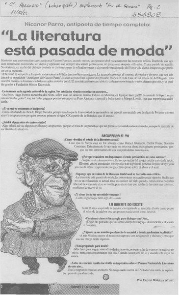 La literatura está pasada de moda