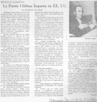 La poesía chilena impacta en EE.UU : [entrevista]