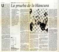 La Prueba de la blancura  [artículo] Oscar Contardo.