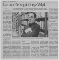 Las utopías según Jorge Volpi