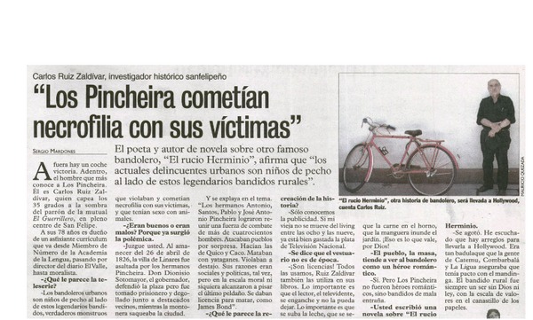 Los Pincheira cometían necrofilia con sus víctimas [entrevistas]
