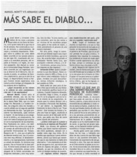 Más sabel el diablo... : [entrevistas]