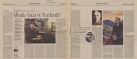 Mirada hacia el "trasfondo" [entrevista] [artículo] Manuel Feliú Giorello