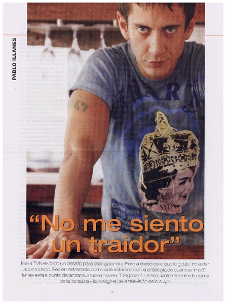 No me siento un traidor" [entrevistas]