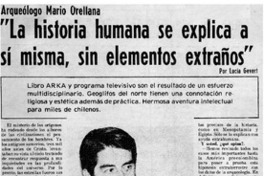 No tengo ningún problema para aceptar críticas tanto de mi función como de mi creación: [entrevistas]