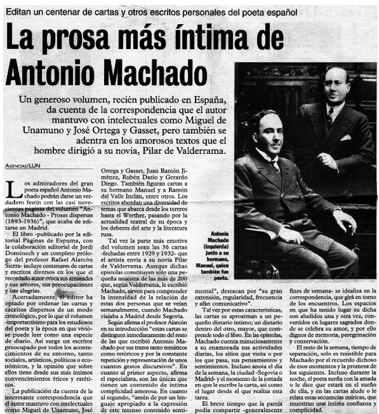 Nunca he sentido las ganas de hacer una novela"