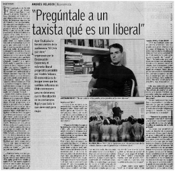 "Pregúntale a un taxista qué es un liberal" [entrevistas]