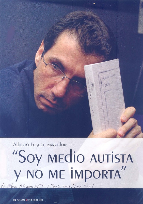 "Soy medio autista y no me importa" (entrevista)  [artículo] María Paz Cuevas.