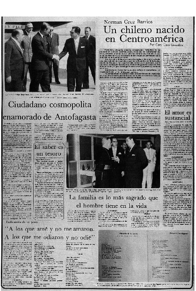 Un chileno nacido en Centroamérica: [entrevista]