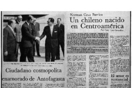 Un chileno nacido en Centroamérica: [entrevista]