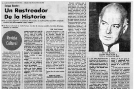 Un rastreador de la historia: [entrevista]