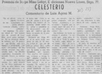Celesterio : [comentario]