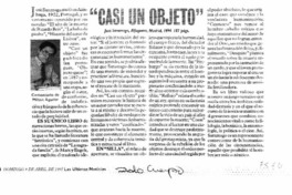 Casi un objeto"