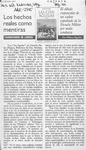 Los hechos reales como mentiras  [artículo] Milton Aguilar.