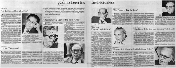 Cómo leen los intelectuales?