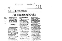 Por el camino de Pablo  [artículo] Mariano Aguirre.