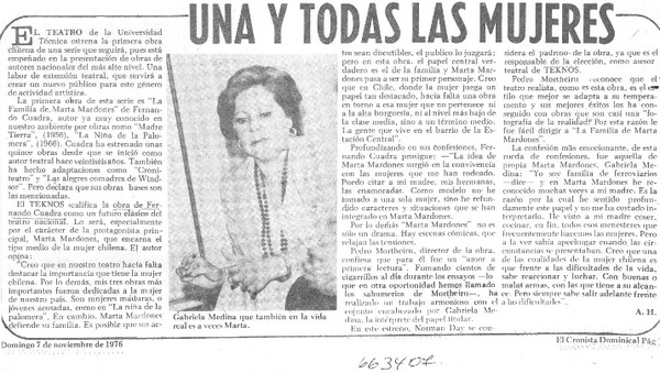 Una y todas las mujeres