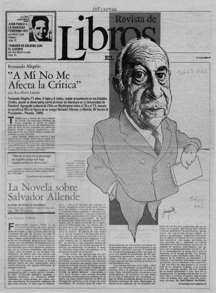 "A mí no me afecta la crítica"