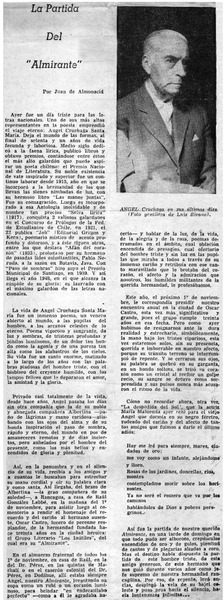 La partida del "Almirante"