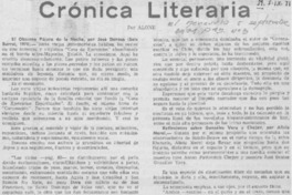 Crónica literaria