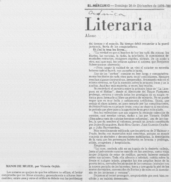 Manos de mujer