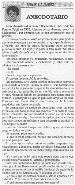 Anecdotario