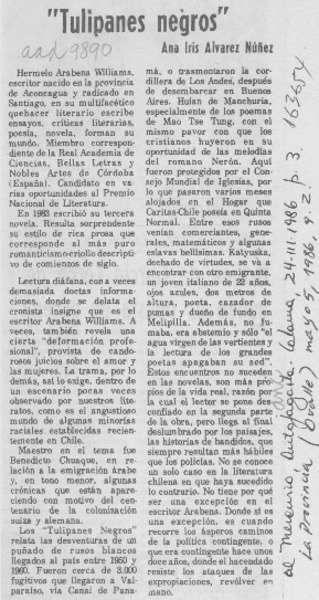 "Tulipanes negros"