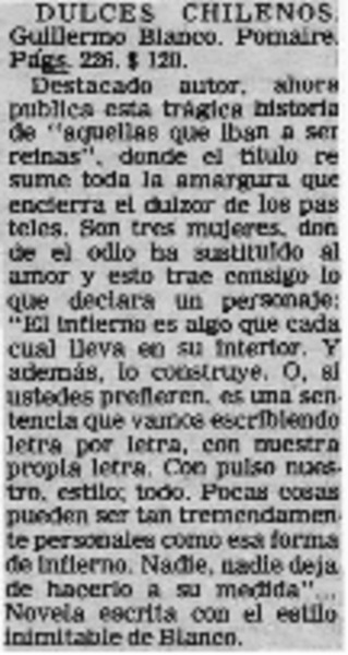 Dulces chilenos