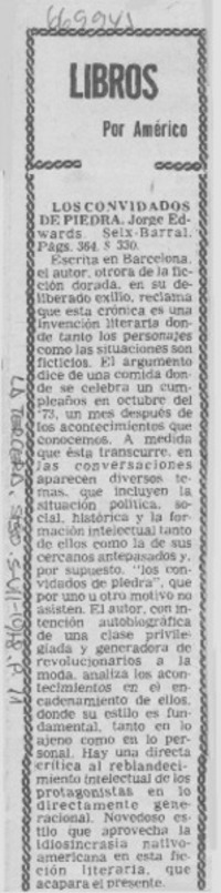 Los convidados de piedra
