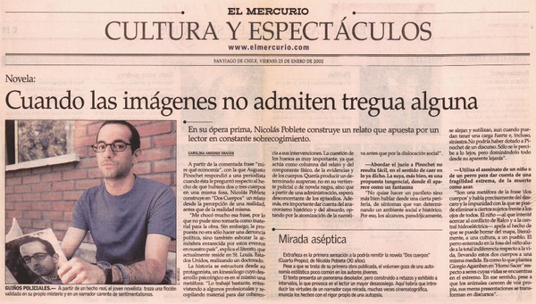 Cuando las imágenes no admiten tregua alguna
