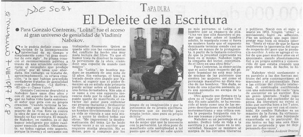 El deleite de la escritura
