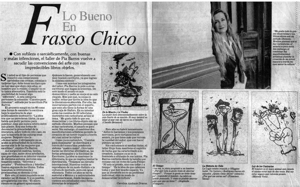 Lo bueno en frasco chico