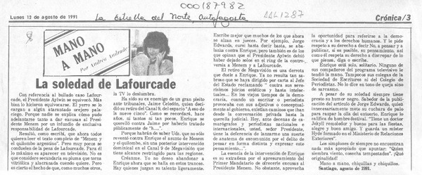 La soledad de Lafourcade