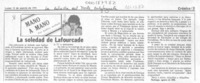 La soledad de Lafourcade
